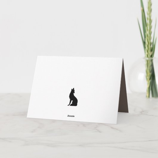 Artsy bosdieren Wilde Otter Groet  Kaart (Achterkant)