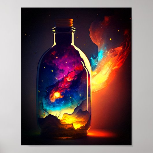 Artsy Bottle Poster (Voorkant)