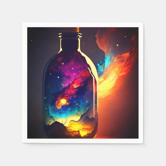 Artsy Bottle Servet (Voorkant)