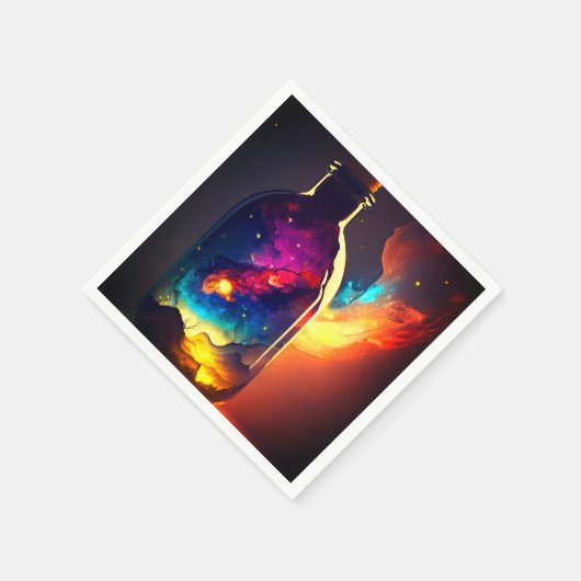 Artsy Bottle Servet (Hoek)