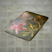 Artsy Brazilian Cattelya Orchid en 3 kolibries Badmat