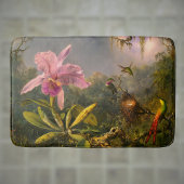 Artsy Brazilian Cattelya Orchid en 3 kolibries Badmat