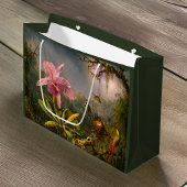 Artsy Brazilian Cattelya Orchid en 3 kolibries Groot Cadeauzakje