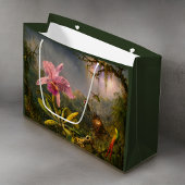 Artsy Brazilian Cattelya Orchid en 3 kolibries Groot Cadeauzakje