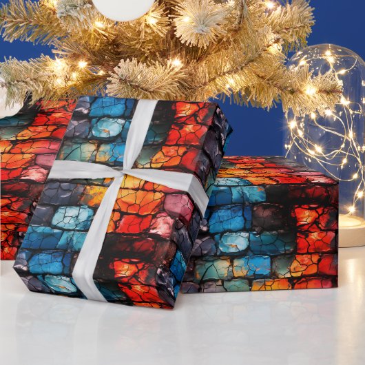 Artsy Brick Wall Cadeaupapier (Feestdagen)