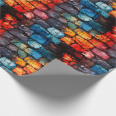 Artsy Brick Wall Cadeaupapier (Hoek)