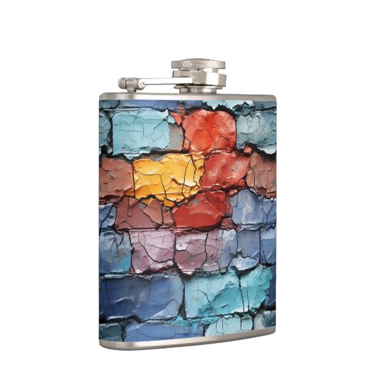 Artsy Brick Wall Heupfles (Rechts)