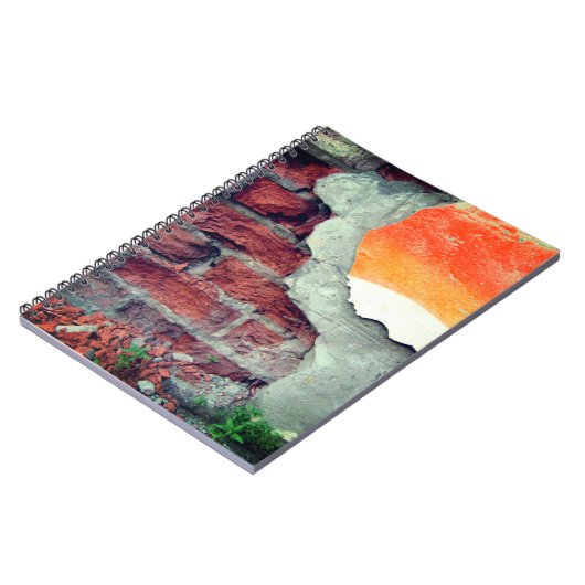 Artsy Brick Wall Notitieboek (Linkerzijde)