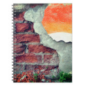 Artsy Brick Wall Notitieboek (Voorkant)