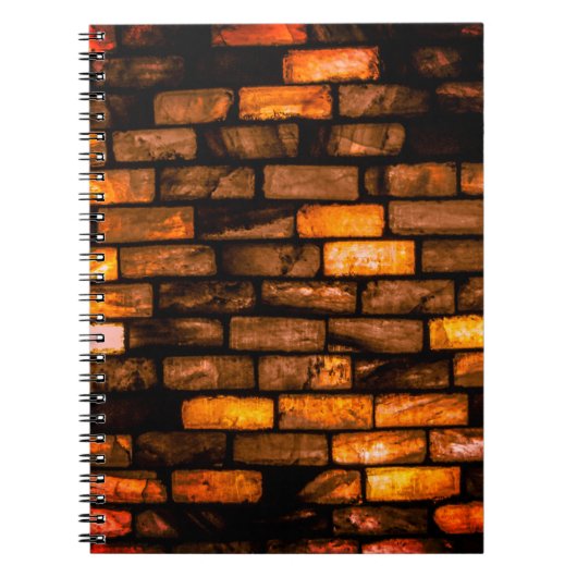 Artsy Brick Wall Notitieboek (Voorkant)