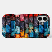 Artsy Brick Wall Telefoonhoes Case-Mate iPhone Case (Achterkant (horizontaal))
