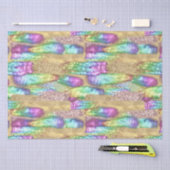 Artsy Brush Strokes Unicorn Rainbow Faux Glitter Tissuepapier (Craft)