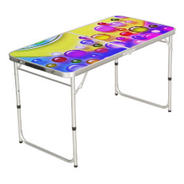 Artsy Bubbles Beer Pong Tafel