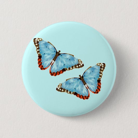 Artsy Butterflies Ronde Button 5,7 Cm (Voorkant)