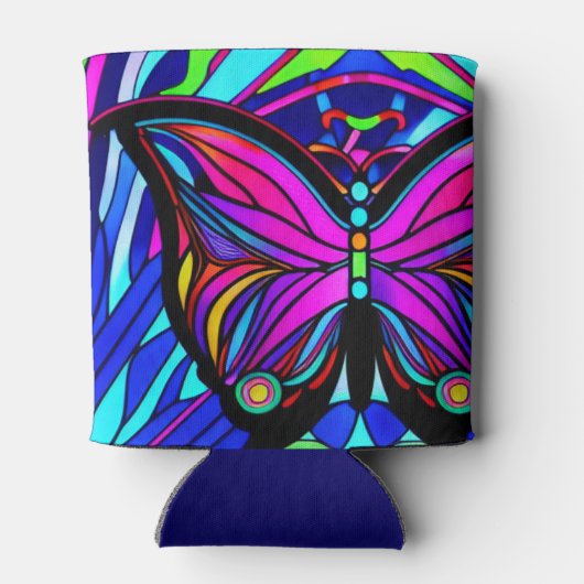 Artsy Butterfly Blikjeskoeler (Achterkant)