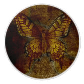 Artsy Butterfly Keramische Knop (Voorkant)