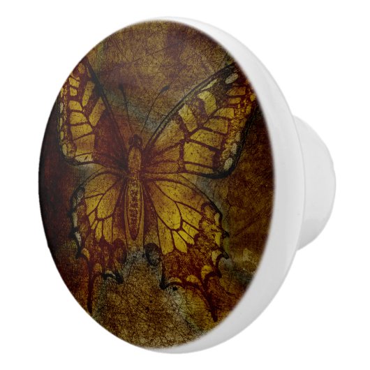 Artsy Butterfly Keramische Knop (Rechts)