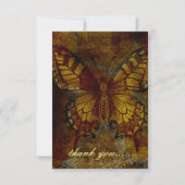 Artsy Butterfly Note of Bedankkaart (Voorkant)
