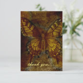 Artsy Butterfly Note of Bedankkaart (Staand voorkant)