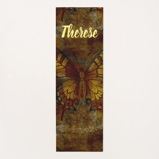 Artsy Butterfly Yogamat (Voorkant)