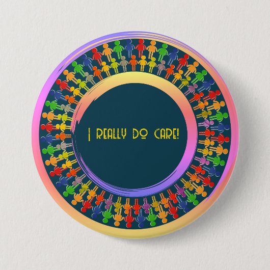 Artsy  Campagne Ronde Button 7,6 Cm (Voorkant)