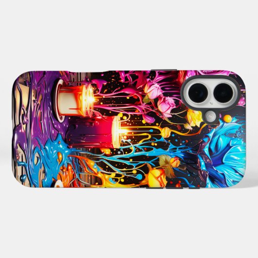 Artsy Candle Telefoonhoes Case-Mate iPhone Case (Achterkant (horizontaal))