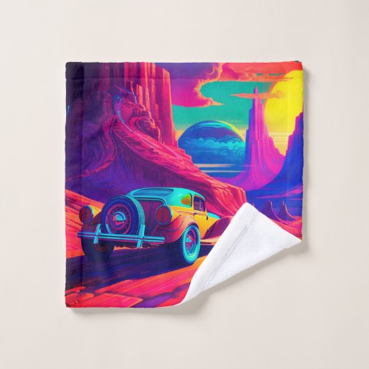 Artsy Car Washandje (Wasdoekje)