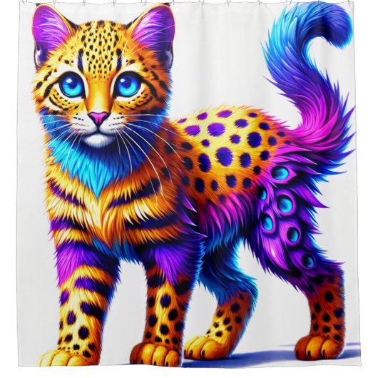 Artsy Cat Douchegordijn (Voorkant)