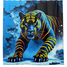 Artsy Cat Douchegordijn