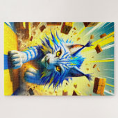 Artsy Cat Legpuzzel (Horizontaal)