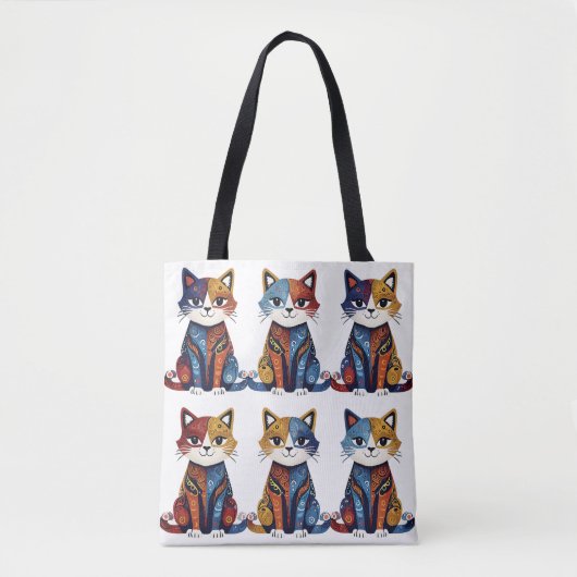 Artsy Cat Lover Tas (Voorkant)