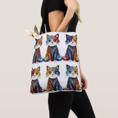 Artsy Cat Lover Tas (Dichtbij)