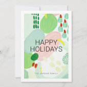 Artsy Christmas Kaart (Voorkant)