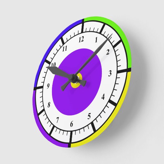 Artsy Clock Ronde Klok (Hoek)