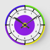 Artsy Clock Ronde Klok (Voorkant)