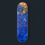 Artsy Cobalt Blue Golden Yellow Acrylverf Persoonlijk Skateboard<br><div class="desc">Dit moderne en coole schilderij is perfect voor de trendy en modieuze persoon. Het is voorzien van een handbeschilderd kobalt blauw en goudgele acrylabstracte vormgeving. Het is uniek, artistiek en hedendaags.***BELANGRIJKE OPMERKING VAN HET ONTWERP: Voor om het even welk verzoek van het douaneontwerp zoals passende productverzoeken, kleurenveranderingen, plaatsingsveranderingen, of een...</div>
