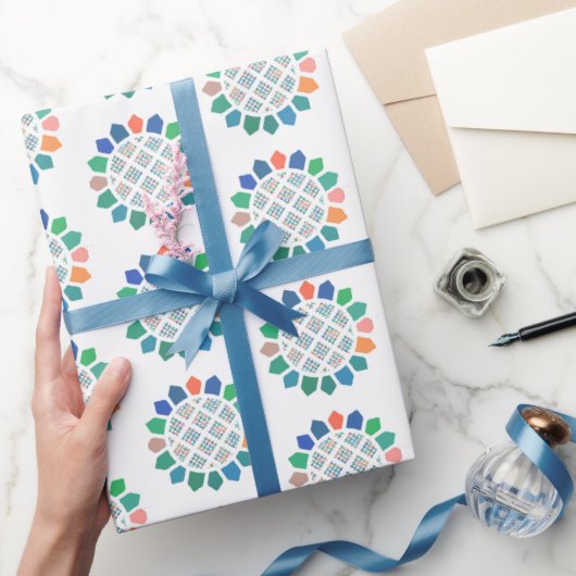 Artsy Color Sunflower Cadeaupapier (Geschenken)