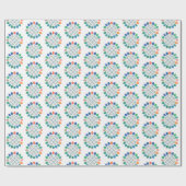 Artsy Color Sunflower Cadeaupapier (Vlak)