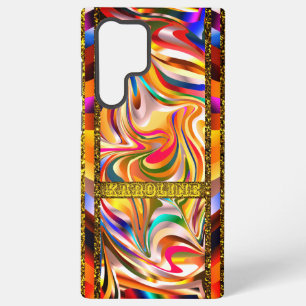 Artsy Color Swirls Samsung Galaxy Hoesje