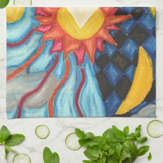 Artsy Colorful Kitchen Towels Theedoek (Gevouwen)