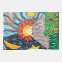 Artsy Colorful Kitchen Towels