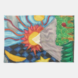 Artsy Colorful Kitchen Towels Theedoek