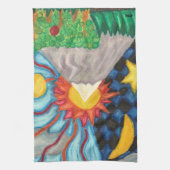 Artsy Colorful Kitchen Towels Theedoek (Verticaal)