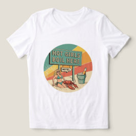 Artsy Crawfish Boil Vibes T-shirt! 🎨🦞 Tri-Blend Shirt