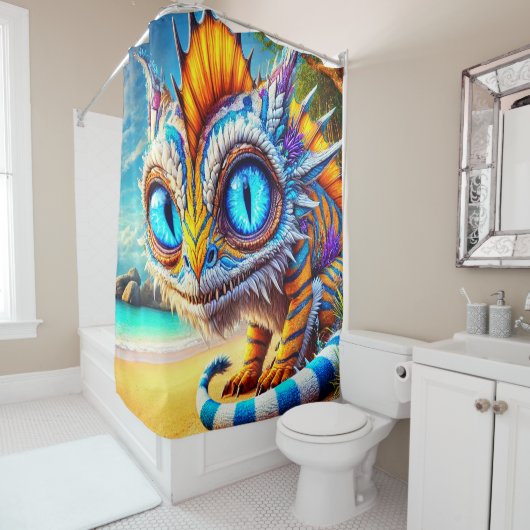 Artsy Creature Douchegordijn (In situ)