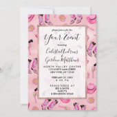 Artsy Cute Girly Pink Blauwgroen Cowgirl Waterverf Kaart (Voorkant)