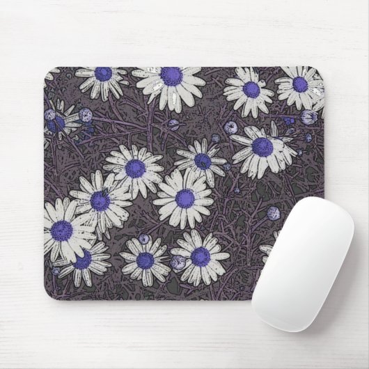 Artsy Daisies Muismat (Met muis)