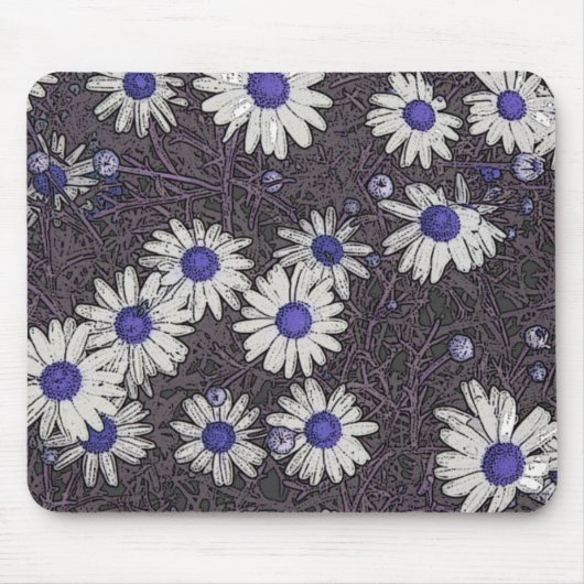 Artsy Daisies Muismat (Voorkant)