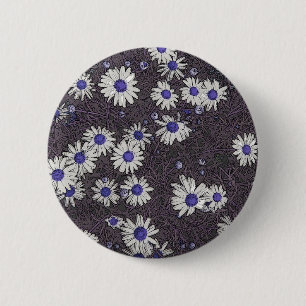 Artsy Daisies Ronde Button 5,7 Cm