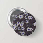 Artsy Daisies Ronde Button 5,7 Cm (Voorkant /achterkant)